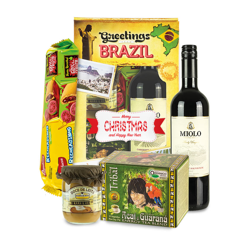PONTO BRASIL LATINO Greetings from Brazil Weihnachtsbox-Caja de Navidad