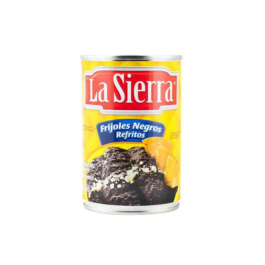 LA SIERRA - Frittiertes Schwarze-Bohnenpüree - Frijoles Negros Refritos 430g