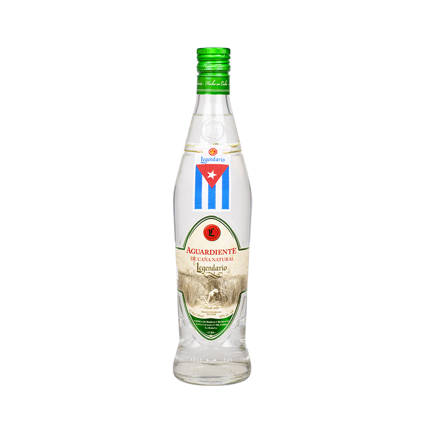 LEGENDARIO Zuckerrohrschnaps - Aguardiente de Caña Natural, 700ml, 40% vol