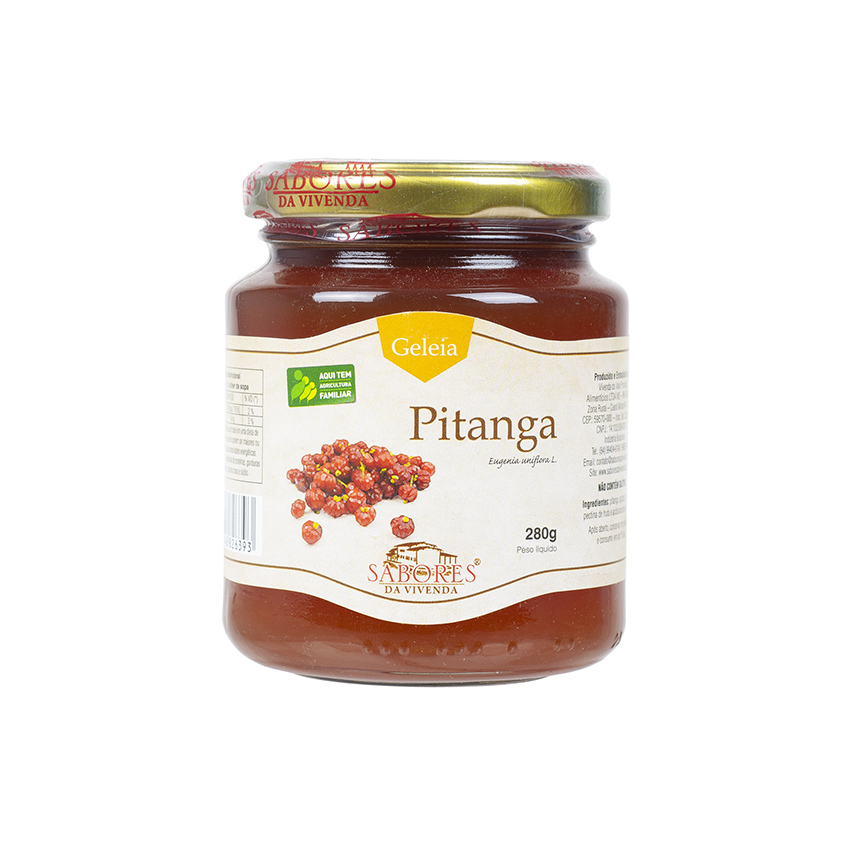 SABORES DA VIVENDA Pitanga-Gelee - Geleia de Pitanga, 280g