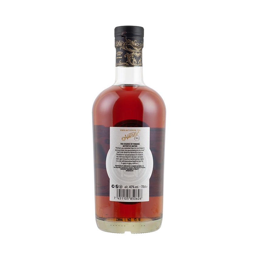 AUTÉNTICO NATIVO 15 YO, 700ml, 40% vol.