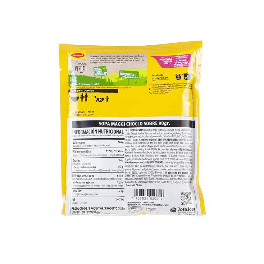 MAGGI Ready Mix for Corn Soup - Sopa de Choclo, 90g
