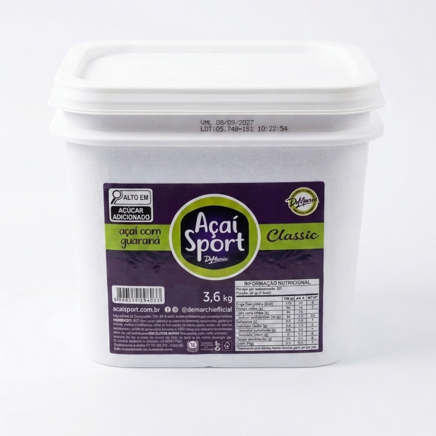 DEMARCHI Açaí Sport - Açaí + Guaraná, TK-Product, 3,6kg