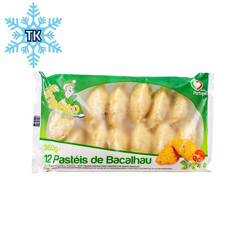 FRIGOSTO - Stockfisch Kroketten - Bolinhos de Bacalhau, 360g -  (Tiefkühlprodukt)