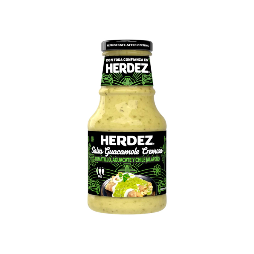 HERDEZ Cremige Guacamole-Sauce - Salsa de Guacamole Cremosa, 240g
