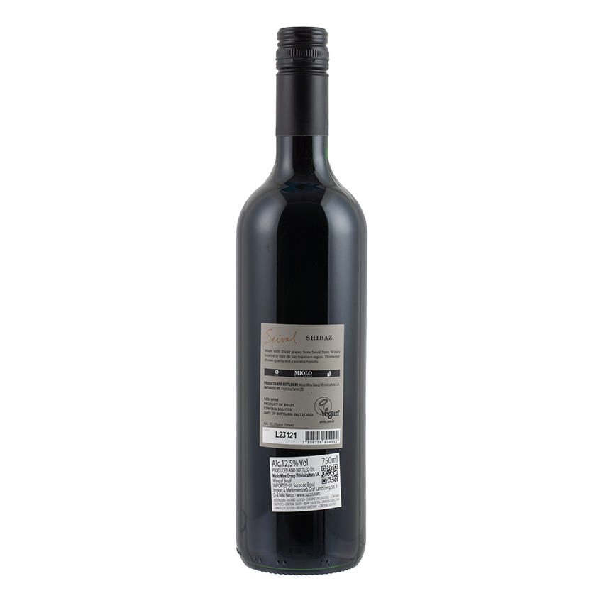 MIOLO Seival Shiraz 750ml 12,5% vol.