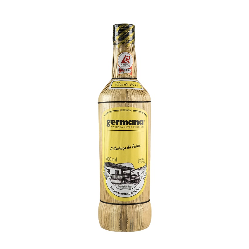 GERMANA Da Palha Zuckerrohrschnaps - Cachaça Premium, 700ml, 40%vol
