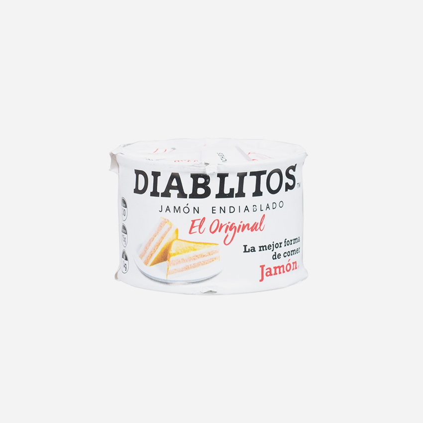 DIABLITOS Jamón Endiablado - El Original - Schinkenpastete - Pate de Jamón, 120g