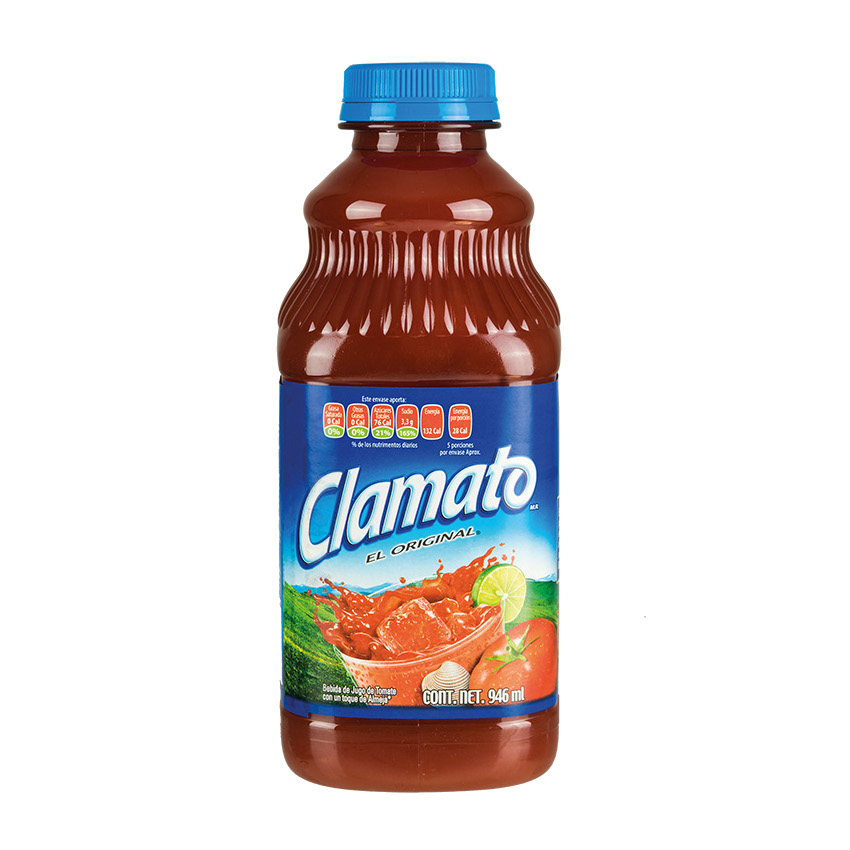 CLAMATO Tomatensaft El Original- Cóctel de Tomate 946ml - MHD 21.06.2026