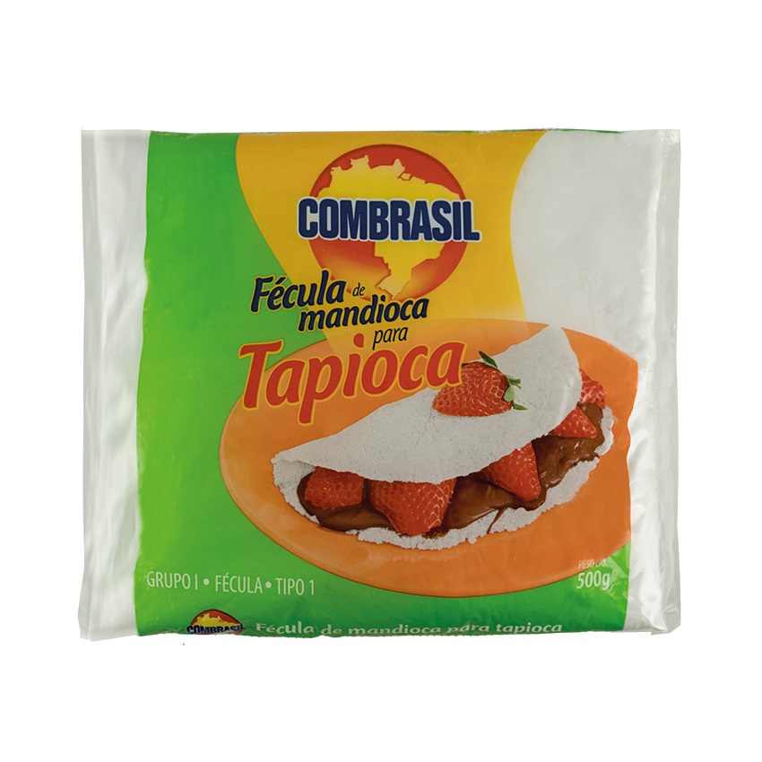 COMBRASIL Maniokstärke für Tapioca - Fécula de Mandioca para Tapioca 500g
