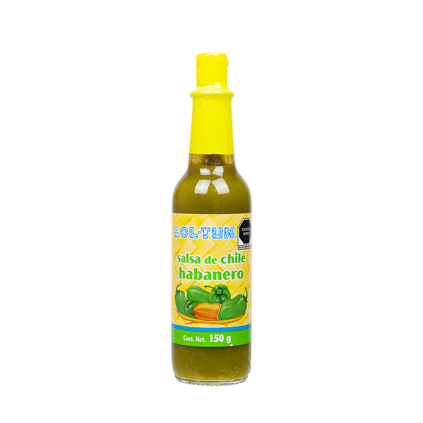 LOL-TUN Grüne Habanero-Chilisauce - Salsa Habanera Verde, 150g