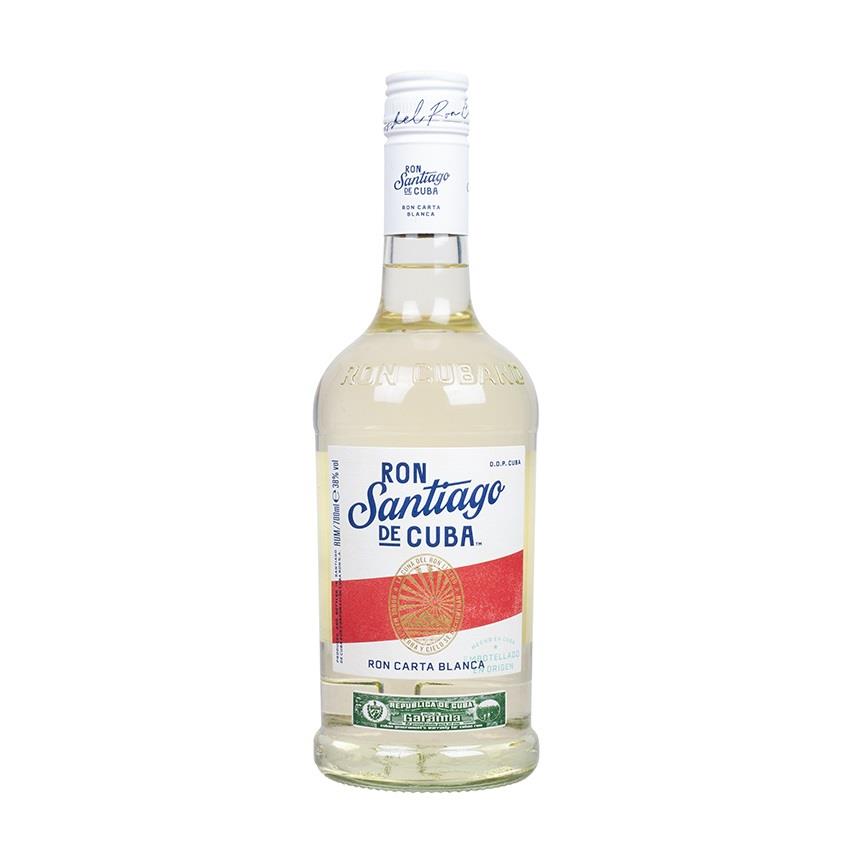 RON SANTIAGO DE CUBA Carta Blanca 3 Años - Weißer Rum, 700ml, 38% vol