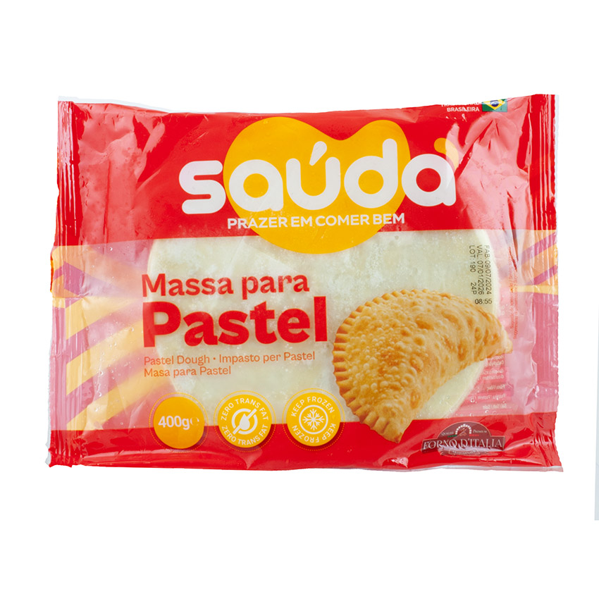 SAÚDA Massa de Pastel de Disco, 400g (Congelada) 