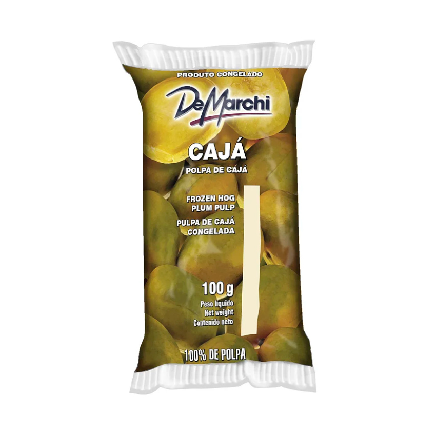 DEMARCHI Frozen Cajá Fruit Pulp - Polpa de Cajá, 100g