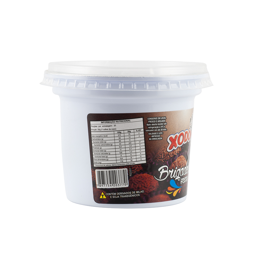 XODON Pasta de Postre Preparada para Brigadeiros - Brigadeiro Festa, 400g
