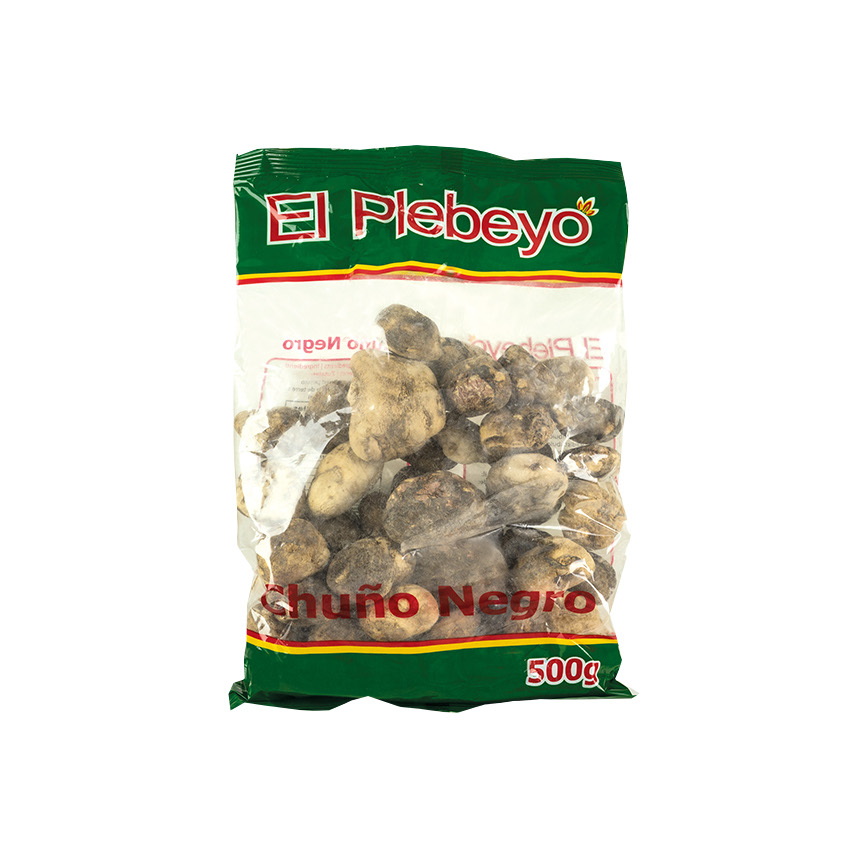 EL PLEBEYO Braune getrocknete Kartoffeln  Chuño Negro 500g