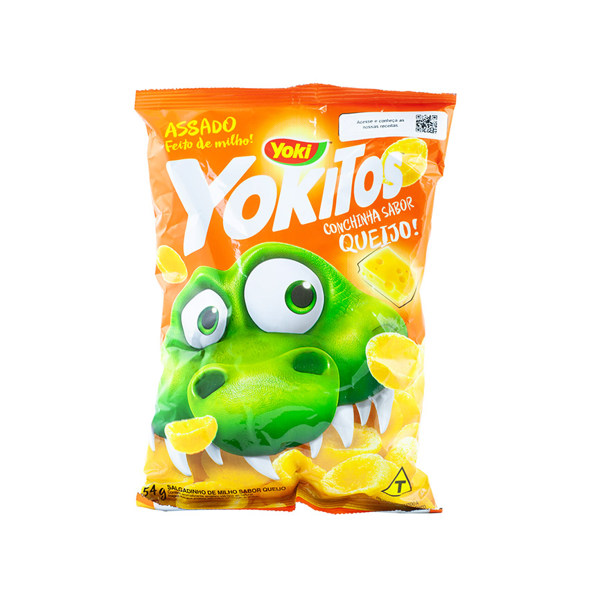 YOKI Yokitos - Salgadinho de Milho Sabor Queijo, 54g