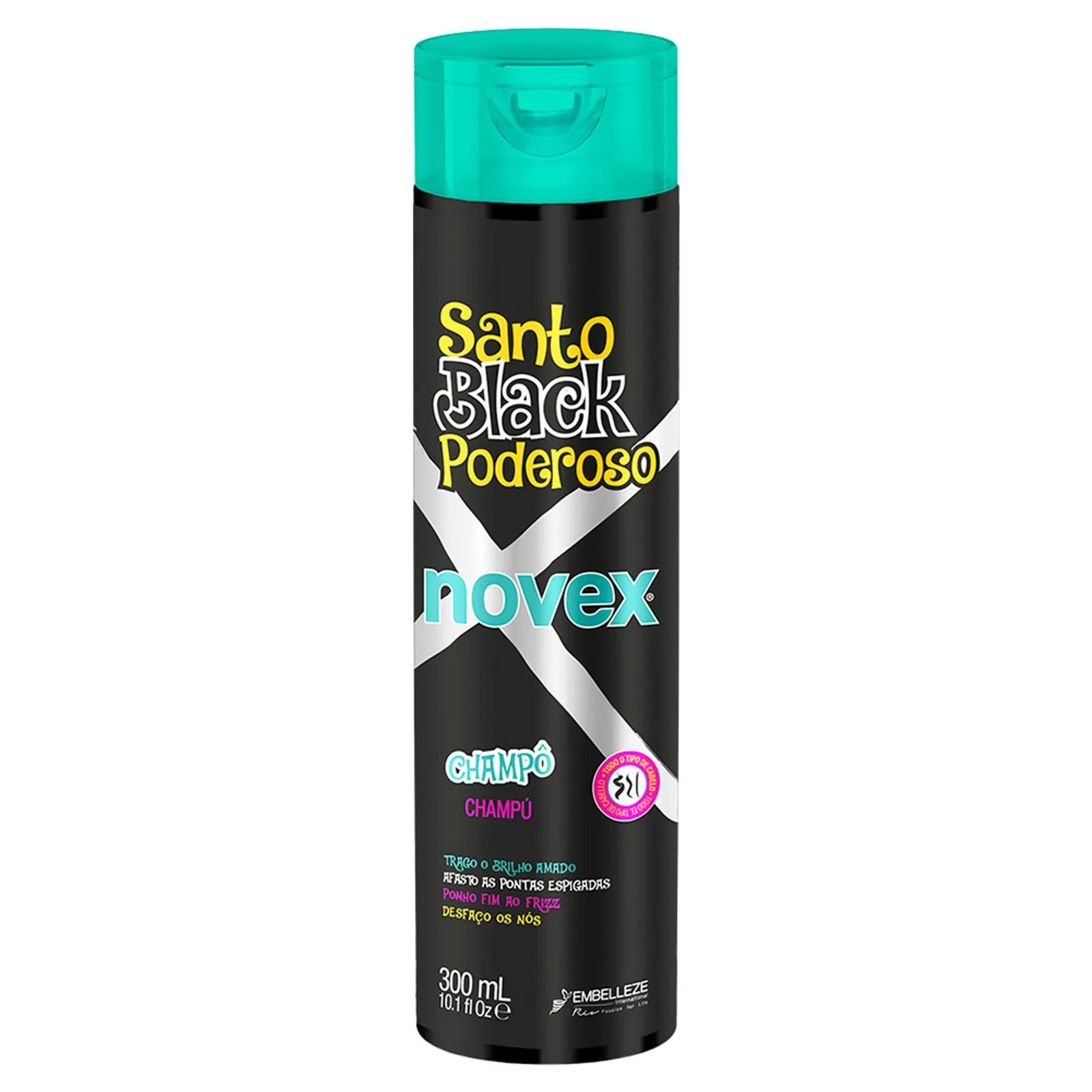 NOVEX Santo Black Poderoso Shampoo - 300ml