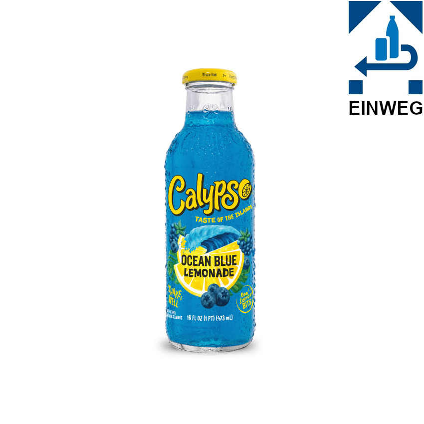 CALYPSO Ocean Blue Lemonade - Beeren-Zitronenlimonade, 473ml --DPG--