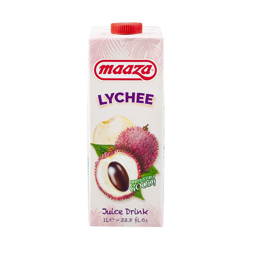 MAAZA Lychee-Fruchtsaftgetränk - Suco de Lichia, 1 l