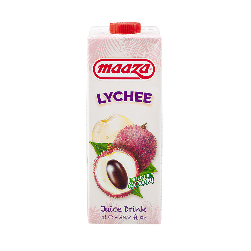 MAAZA Lychee Juice - Suco de Lichia, 1 l