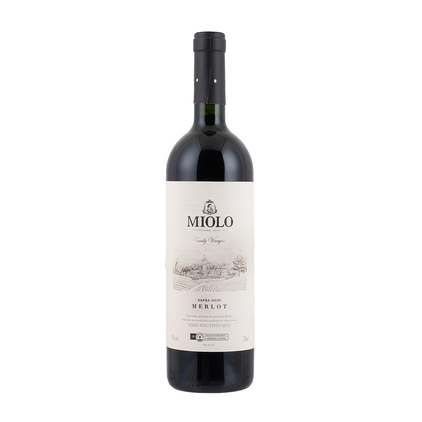 MIOLO Merlot Family Vineyards, brasilianischer Rotwein, 750ml 13% vol