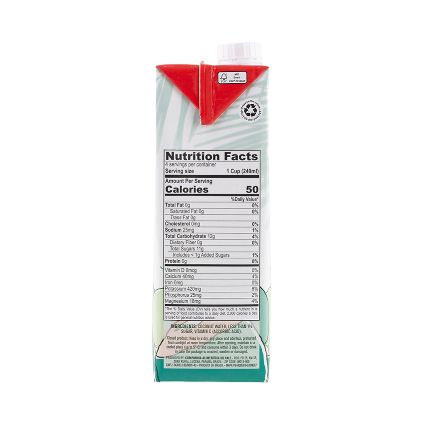 COCO DO VALE Kokoswasser - Água de Coco 1,05L
