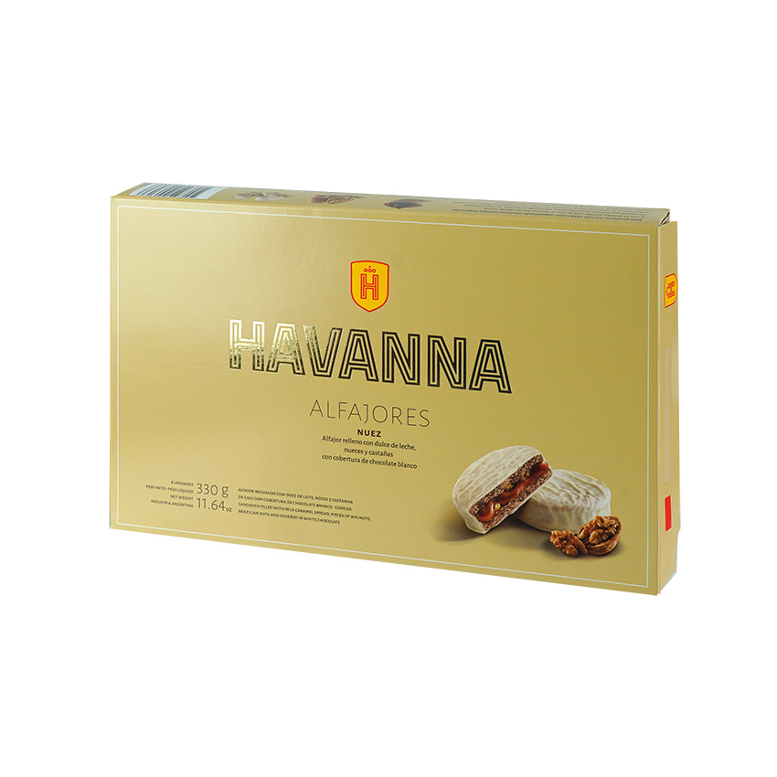HAVANNA Milchkaramell/Nüsse Bisquits (6er-Pack) - Alfajores Nuez (Pack de 6) 330g