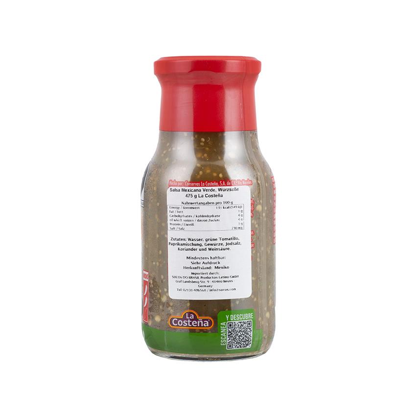 LA COSTEÑA Grüne Soße - Salsa Verde, 475g