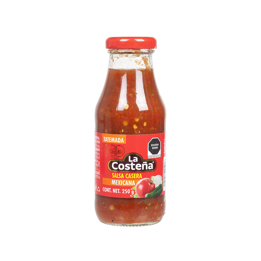 LA COSTEÑA Rote Mexikanische Soße "Casera" - Salsa Casera Mexicana, 250g