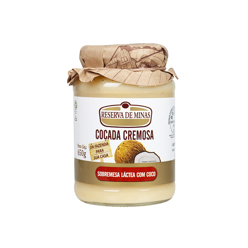 RESERVA DE MINAS Kokosnuß-Dessert Cocada Cremosa 650g - MHD 29.07.2026