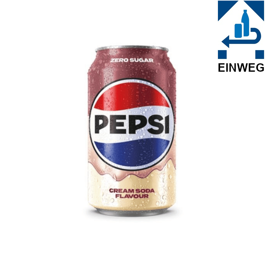 PEPSI Cream Soda Flavour - Zero Sugar, 330ml --DPG--