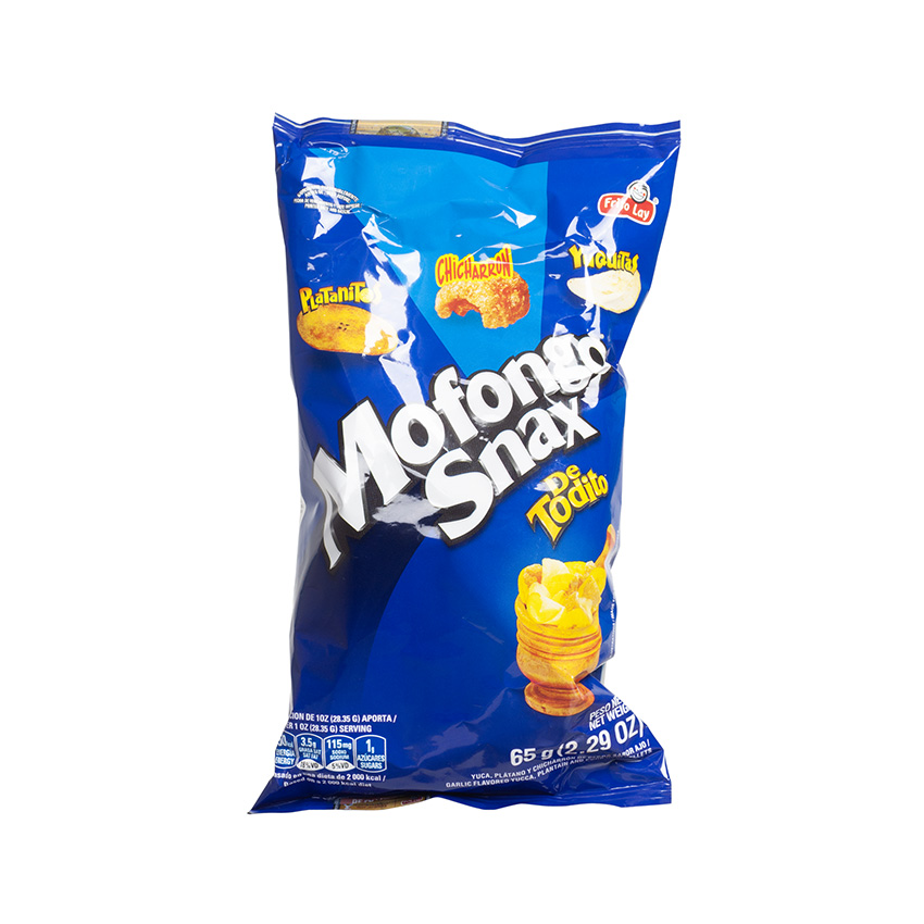 FRITO LAY Knabbersnack - Mofongo Snax - De Todito - Plátano, Yuca y Chicharrón, 65g
