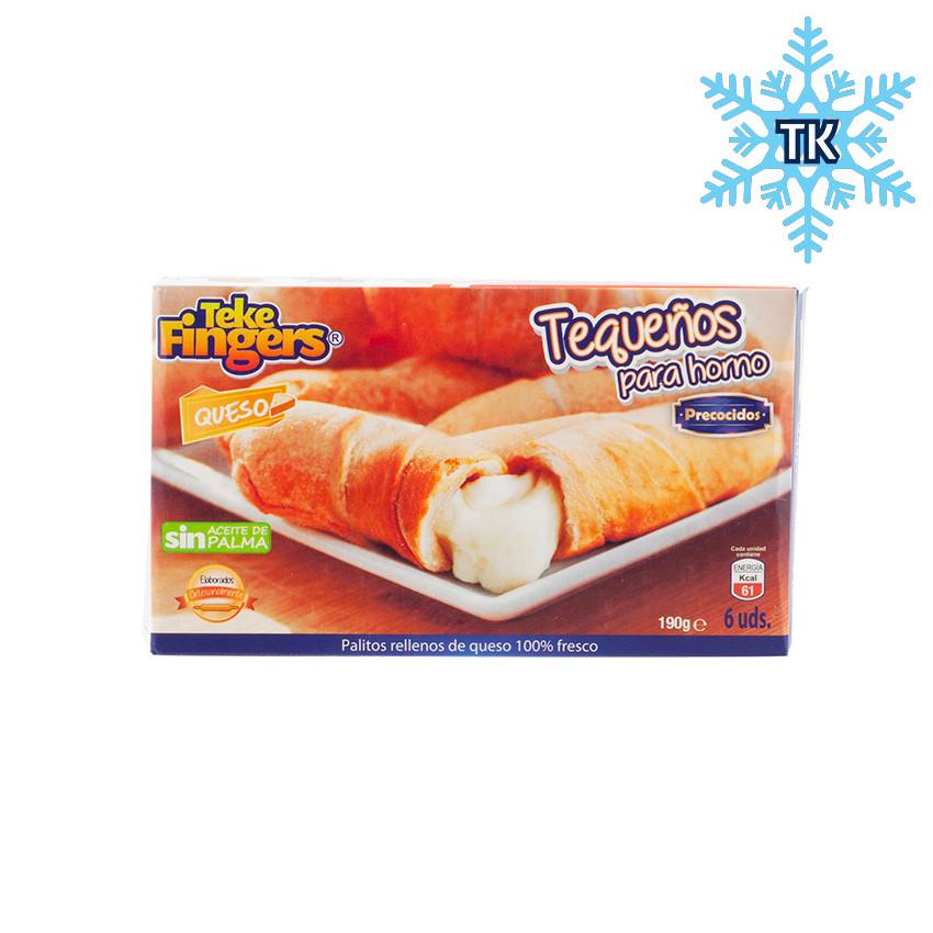 TEKEFINGER Tequeños Palitos Recheados com Queijo para Assar - Palitos Rellenos de Queso para Horno, 190g