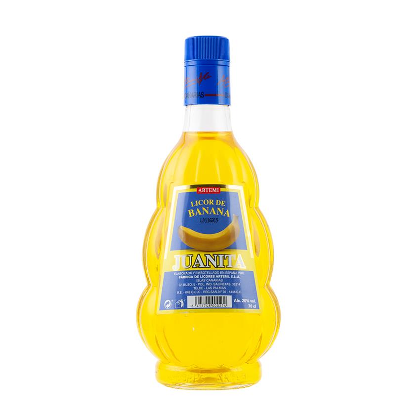 ARTEMI AREHUCAS Bananenlikör - Licor de Banana Juanita, 700ml, 20% vol