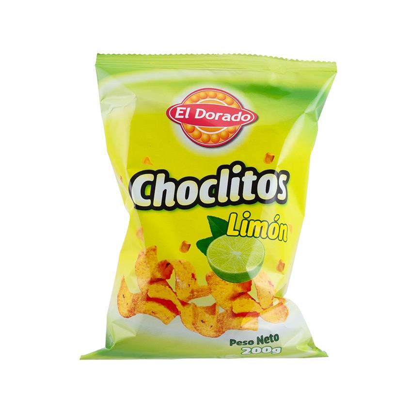 EL DORADO Choclitos Limón - Tortilla Chips with Lemon Flavor 200g