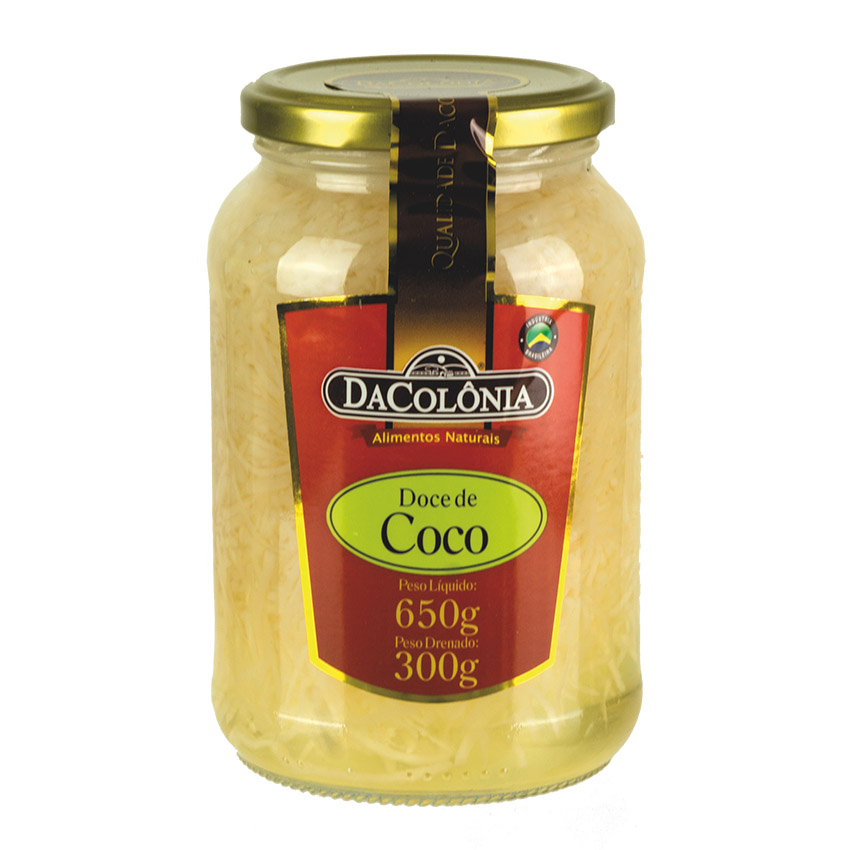 DACOLONIA Kokosnuss-Dessert Doce de Coco em  Calda 650g