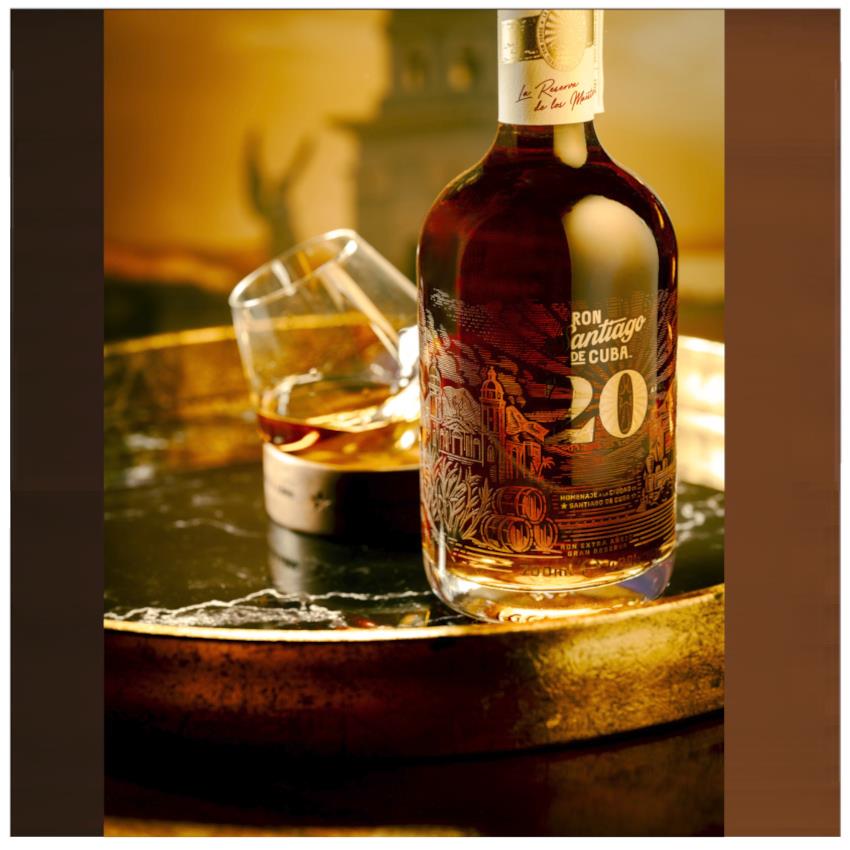 RON SANTIAGO DE CUBA Extra-Añejo Gran Reserva 20 Años - Brauner Rum, 700ml 40% vol